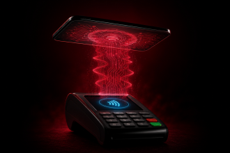 Illustration du malware Android WindRelay, attaque par relais NFC entre un smartphone et un terminal de paiement sans contact