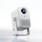 Redmi Projector 5, projecteur Full HD 1080p sur son socle métallique à 360 degrés