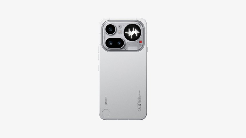 Nothing Phone, smartphone officiel au dos transparent et interface Glyph