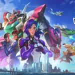 Key art officiel de l'Overwatch World Cup 2026 : héros Overwatch devant le pont Gwangan de Busan, Corée du Sud