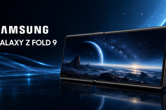 Samsung Galaxy Z Fold 9, rendu concept d'un pliable grand format optimisé pour la vidéo