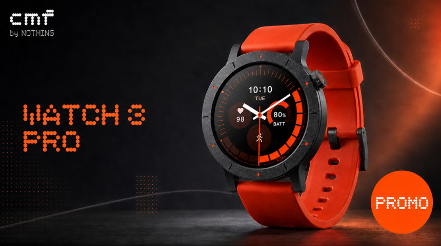 CMF by Nothing Watch 3 Pro, smartwatch budget aux couleurs de la marque