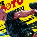 Key art officiel de Sakamoto Days saison 2 avec Taro Sakamoto
