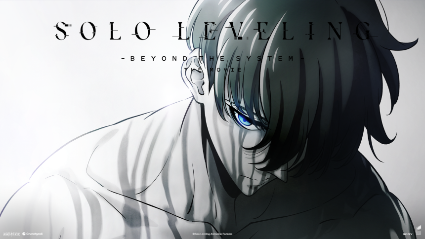 Key visual officiel du film d'animation Solo Leveling: Beyond the System, avec Sung Jinwoo