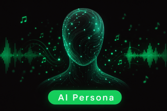 Concept du badge AI Persona de Spotify pour labelliser les artistes générés par IA