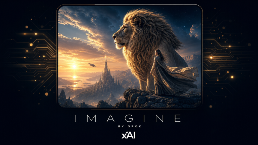 Concept du générateur d'images IA Imagine Image 2.0 de xAI pour Grok