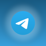 Logo officiel de Telegram, icône d'application