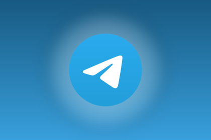 Logo officiel de Telegram, icône d'application