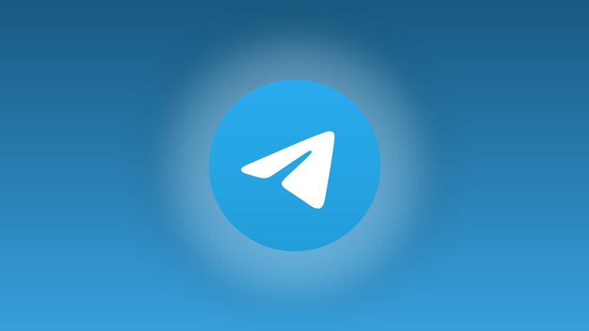 Logo officiel de Telegram, icône d'application