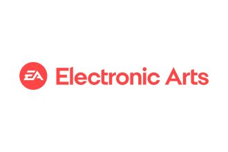 Logo officiel d'Electronic Arts (EA), le géant américain du jeu vidéo racheté par le fonds souverain saoudien PIF pour 55 milliards de dollars