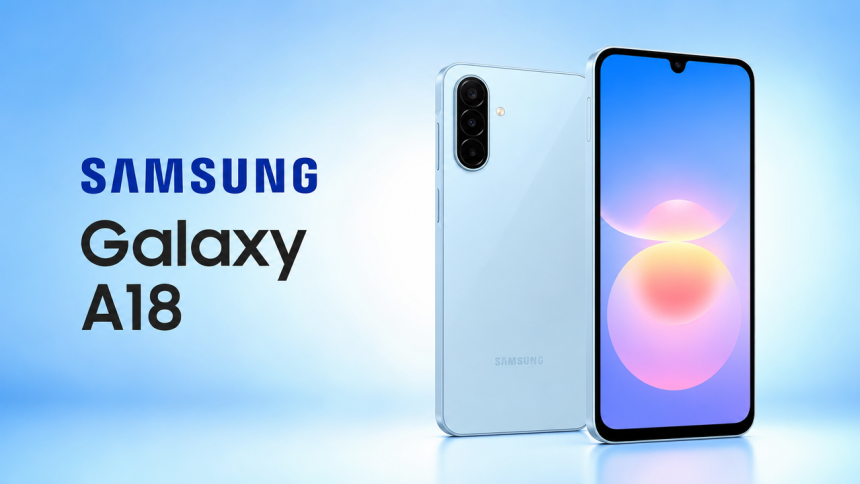 Samsung Galaxy A18 4G, rendu concept