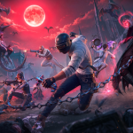 Key art officiel de la mise à jour PUBG Mobile 4.6 Midnight Hunters avec le mode vampires et chef vampire sous la lune de sang