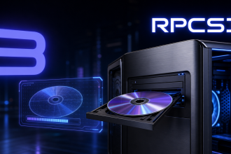 Le lecteur de disque d'un PC lit un Blu-ray PS3, émulé directement par RPCS3