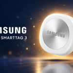 Samsung Galaxy SmartTag 3, rendu du design squircle en blanc