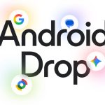 Bannière officielle Google du September Android Feature Drop 2026, wordmark Android Drop en typo Google avec les icônes Messages, Gemini et accessibilité
