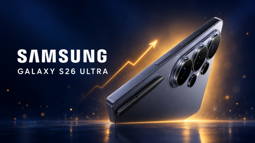Samsung Galaxy S26 Ultra, concept de hausse de prix de 100 dollars dès octobre 2026