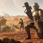 Soldat Helldiver en armure jaune et cape officiel Helldivers 2