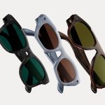 Trois paires de lunettes connectées Ray-Ban Meta Gen 3 avec caméra intégrée, key art officiel du lancement au Meta Connect 2026