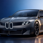 Rendu concept de la BMW iM3 électrique, prototype M3 100% électrique en style Neue Klasse