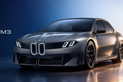 Rendu concept de la BMW iM3 électrique, prototype M3 100% électrique en style Neue Klasse