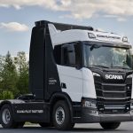 Camion Scania 40R à hydrogène propulsé par la pile à combustible Toyota dans le cadre du programme Pilot Partner Scania