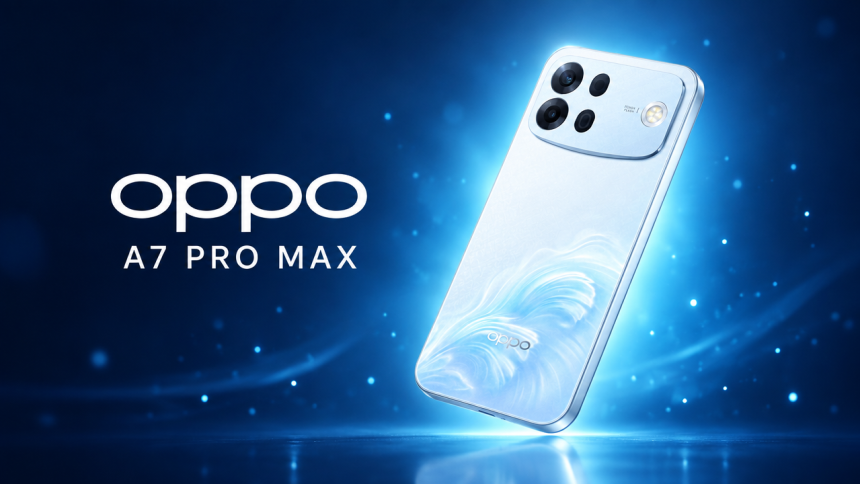 Oppo A7 Pro Max, showroom concept du lancement européen
