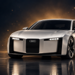 Audi A4 e-tron, berline électrique, rendu concept