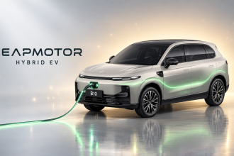Leapmotor B10 Hybrid EV, rendu officiel du SUV hybride rechargeable prêt pour l'export 2027