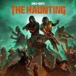 Key art officiel de Call of Duty Black Ops 7 Season 6 The Haunting, avec le Doom Slayer en avant-plan et l'Event Pass DOOM