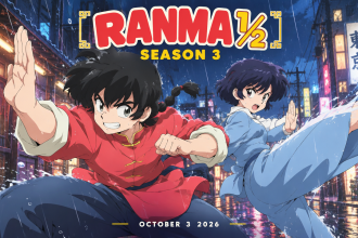 Ranma ½ saison 3 sur Netflix, key art animé