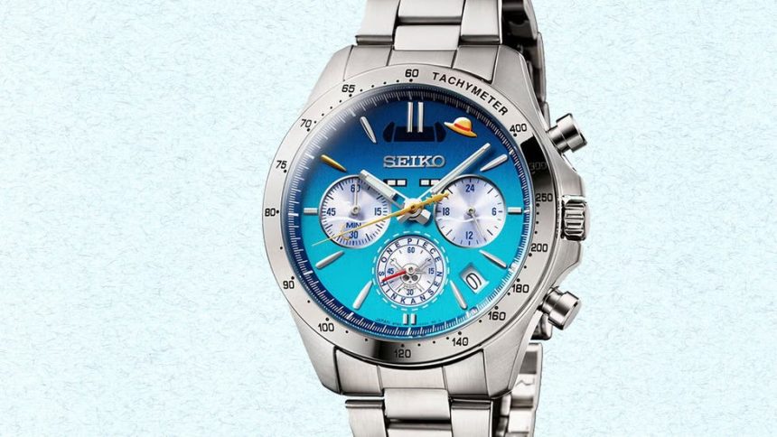 Seiko x One Piece Setouchi Blue, chronographe édition limitée célébrant les 50 ans du Sanyo Shinkansen