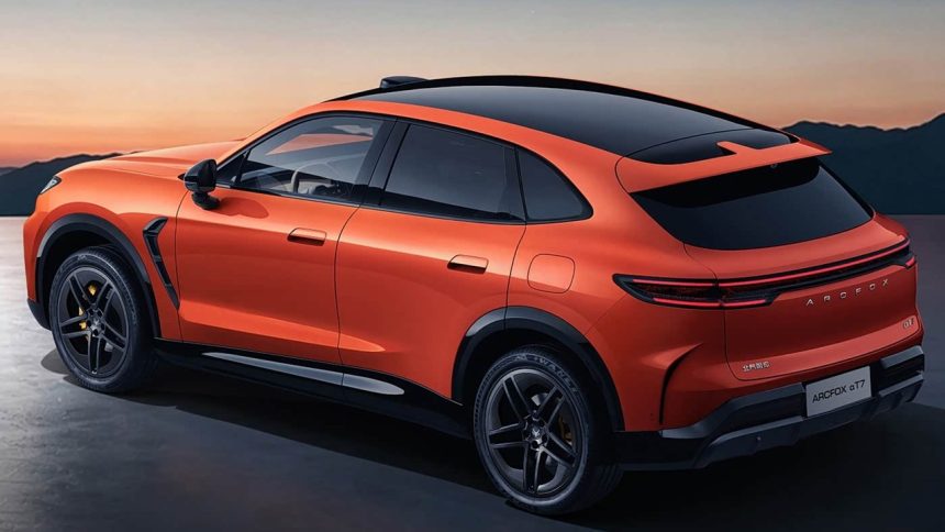 Arcfox Alpha T7, le SUV électrique de BAIC, photo officielle de lancement