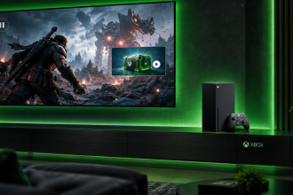Concept Xbox : publicités insérées dans les pauses naturelles d'une partie, une pub apparaît à l'écran de pause de jeu