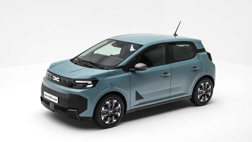 Dacia Spring 2, nouvelle génération de la citadine électrique, rendu officiel studio