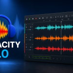 Audacity 4.0, logo officiel et nouvelle interface audio