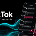 TikTok Voice Comments, fil de commentaires vocaux sur smartphone