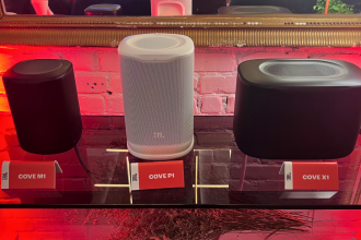 JBL Cove : les trois enceintes Wi-Fi multiroom M1, P1 et X1, la nouvelle gamme face à Sonos