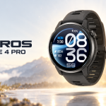 Coros Pace 4 Pro, rendu hero de la montre GPS running en titane
