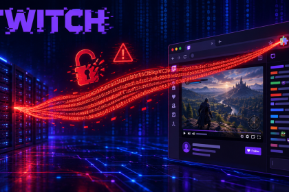 Concept illustration : extension Twitch piégée qui aspire les jetons OAuth des comptes utilisateurs vers un serveur distant
