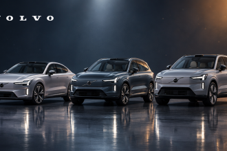 Lineup de la nouvelle génération Volvo (EX90, EX60, ES90), concept