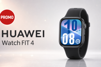 HUAWEI Watch FIT 4 en coloris noir, visuel promo