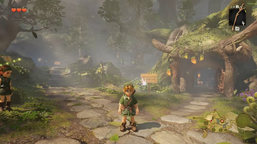 zelda ocarina of time remake switch 2 gameplay