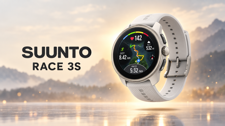 Suunto Race 3S, rendu concept de la montre GPS titane annoncée par fuite