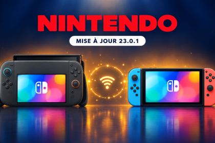 Nintendo Switch 2 et Switch, mise à jour système 23.0.1 corrigeant les lenteurs au démarrage, à la pause et à la fermeture