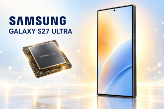 Samsung Galaxy S27 Ultra avec la puce Exynos 2700, rendu concept.