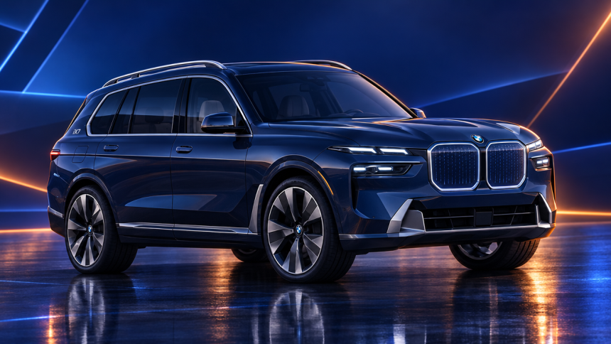 Concept BMW iX7, grand SUV électrique à 7 places