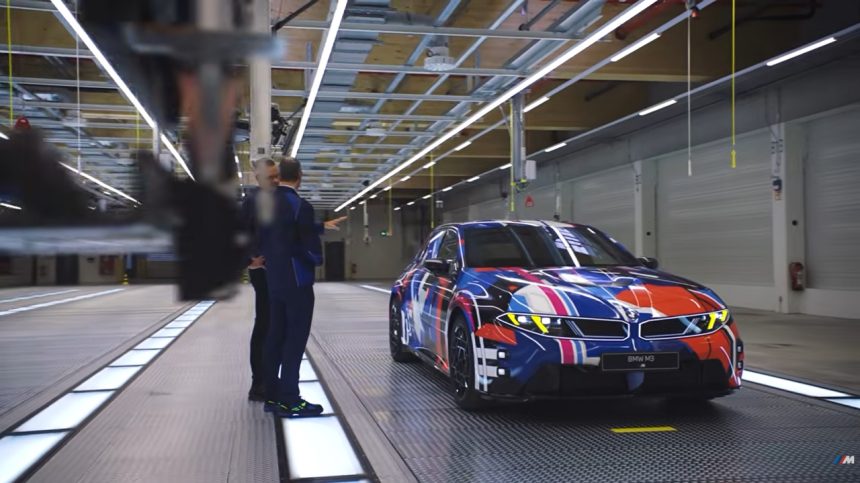 Prototype BMW M3 électrique