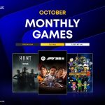 Key art officiel PlayStation Plus Monthly Games d'octobre 2026 : F1 25, Hunt: Showdown 1896 et Earth Defense Force: World Brothers 2