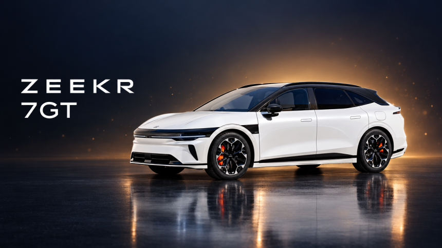 Zeekr 7GT blanche