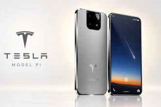 Concept du téléphone Tesla Model Pi